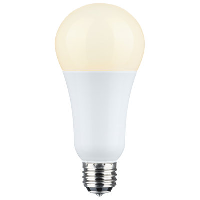 Lampe à DEL 3 voies 5/14/20 watts A21 à culot moyen blanc à double contact 120 Volt
