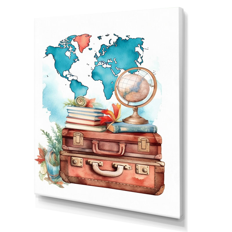 Voyage aventure II sur toile, H 32 po x l 24 po x P 1 po, Toile tendue
