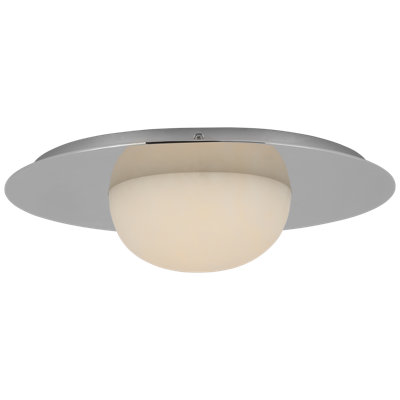 Kelly Wearstler Fosse 21" Flush Mount with Alabaster