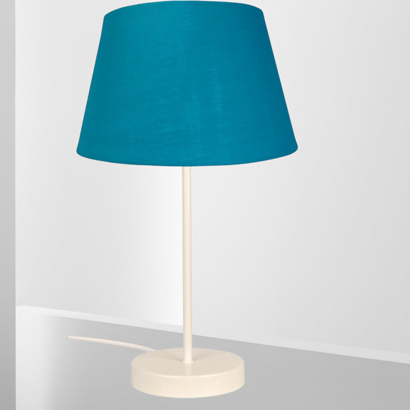 Onorio Metal Table Lamp, Teal