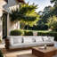Canapé modulaire d'extérieur rembourré Ivry-262828127