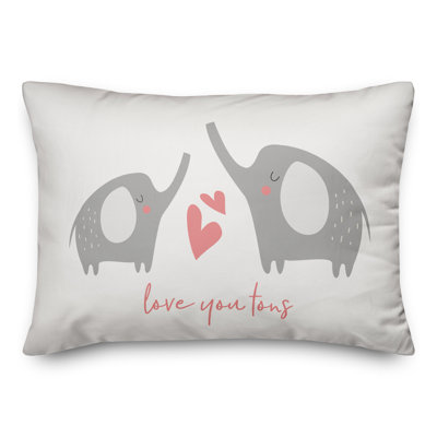  Coussin Elephant Love