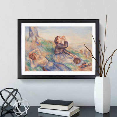 Grape Gatherers by Pierre-Auguste Renoir - Picture Frame Painting