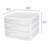 Sterilite Wide 3 Drawer Unit, Tabletop Storage Organizer for Desk, Counter at Home, Office, Bathroom