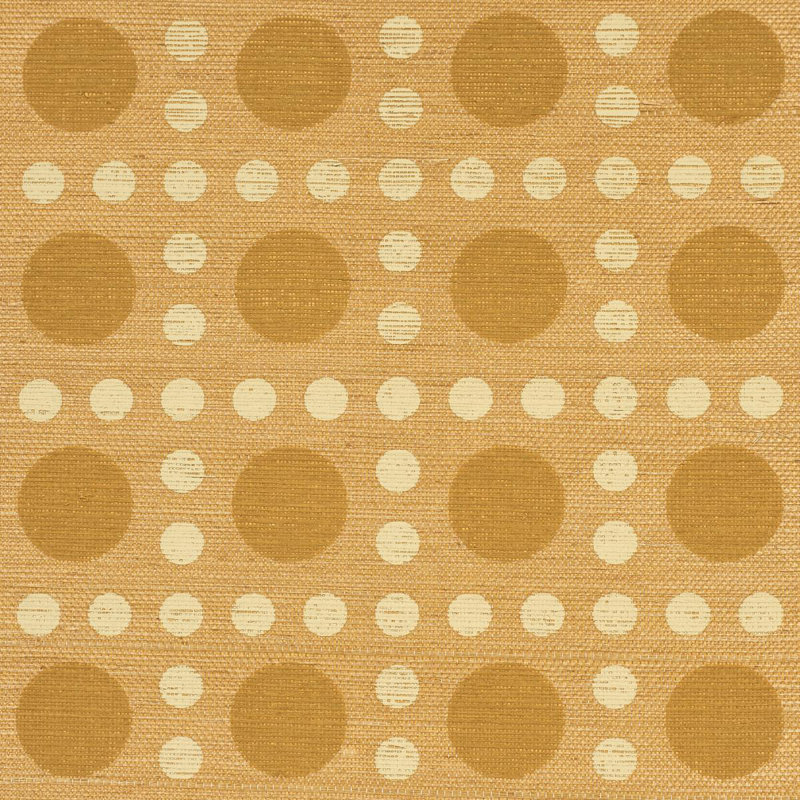 Schumacher X Backdrop Puntini Sisal Wallpaper, Tan