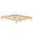 Wood Platform Bed Frame With Wood Slat Support-1922429818