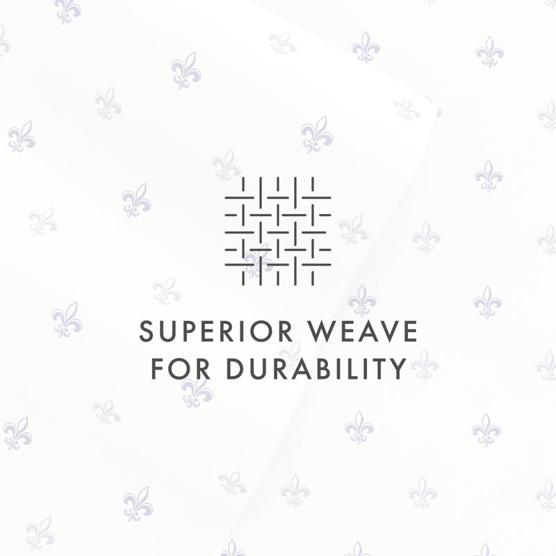 Home Fleur De Lis Pattern Sheet Set, California King