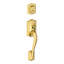 Camelot Exterior Portion Handleset with Single Cylinder Deadbolt (Interior Portion Sold Separately)-27082439