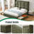 Upholstered Wingback Bed with 2 Large Under-Bed Drawers-1518961503-1523711952