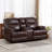 3-Piece Genuine Leather Reclining Living Room Set