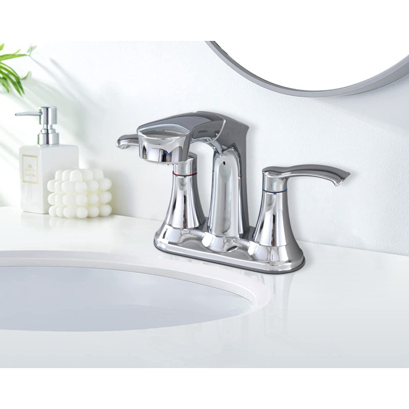 Robinet de salle de bain Centreset, Argent