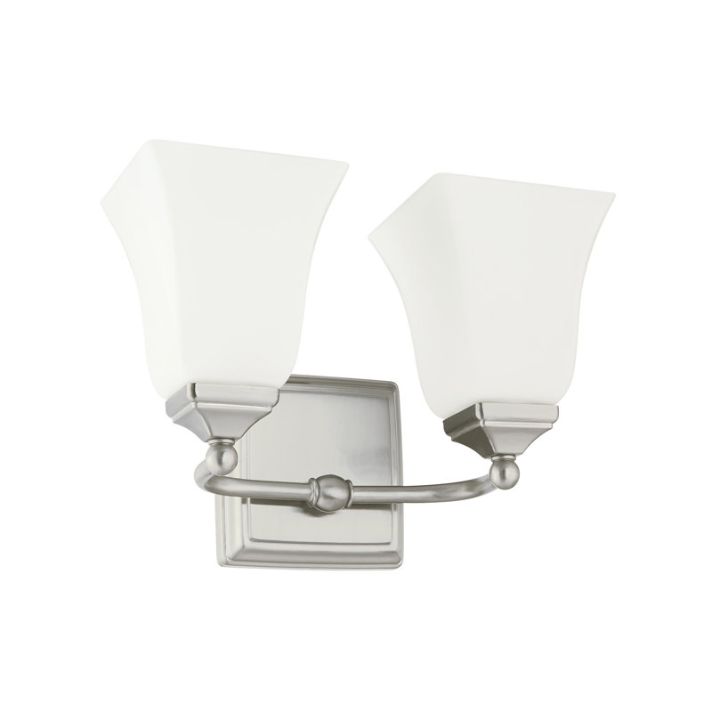 Classic 2 - Light Dimmable Vanity Light, Brushed Nickel