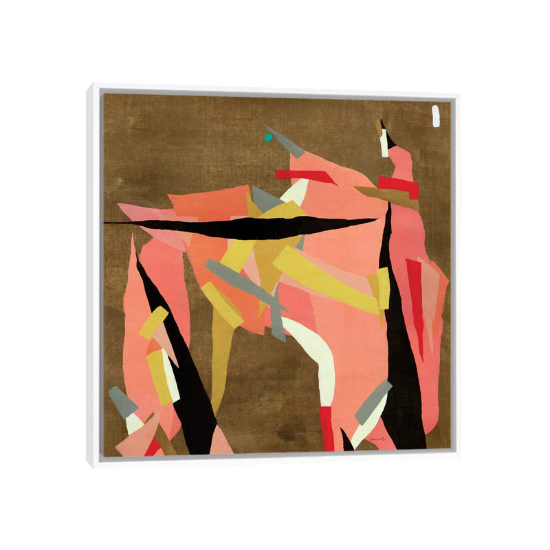 Toro - Painting on Canvas, White Framed, 93.98 cm H x 93.98 cm W