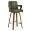Tabouret de bar et de comptoir pivotant rembourré avec accoudoirs-1003015840-974876968