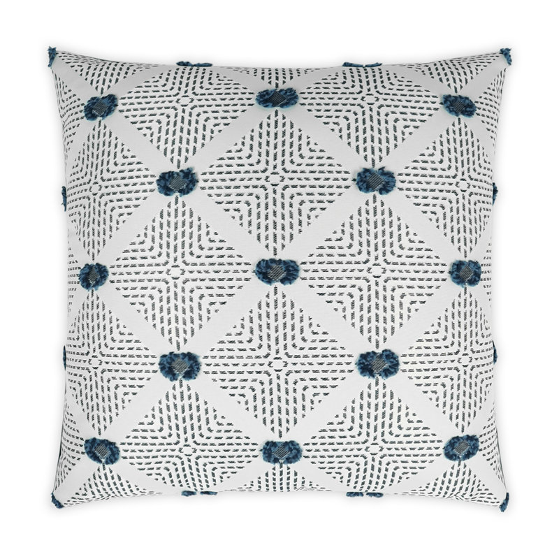Coussin décoratif d'extérieur Kelly, Carré 22 po