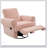 Manual Recliner Sofa Swivel Recliner Rocker Chair With Adjustable Backrest For Living Room, Bedroom, Or Nursery-809687675