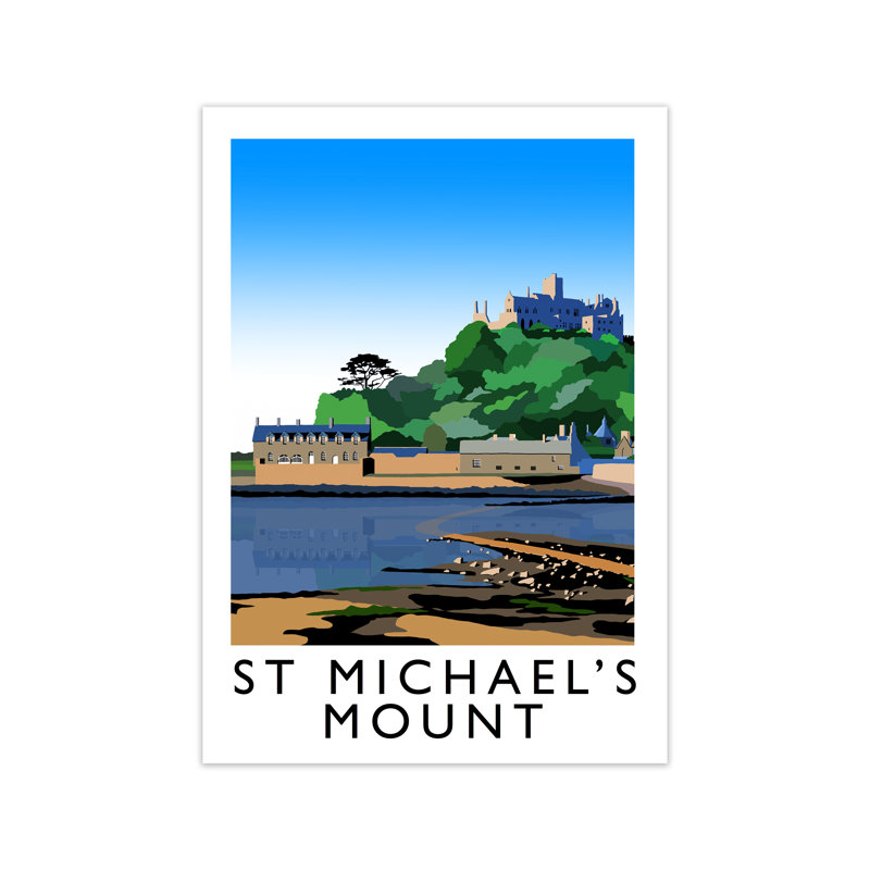 St Michael's Mount by Richard O'Neill - Print, 841 cm H x 594 cm W x 3 cm D