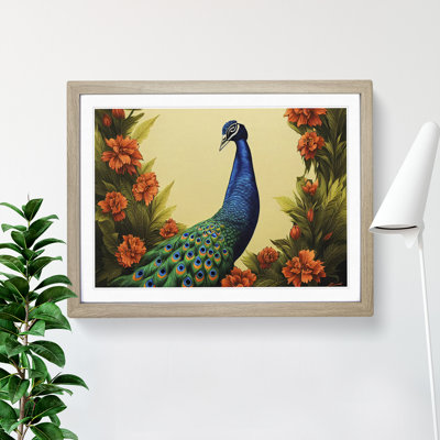 Pleasing Peacock - Single Picture Frame Print