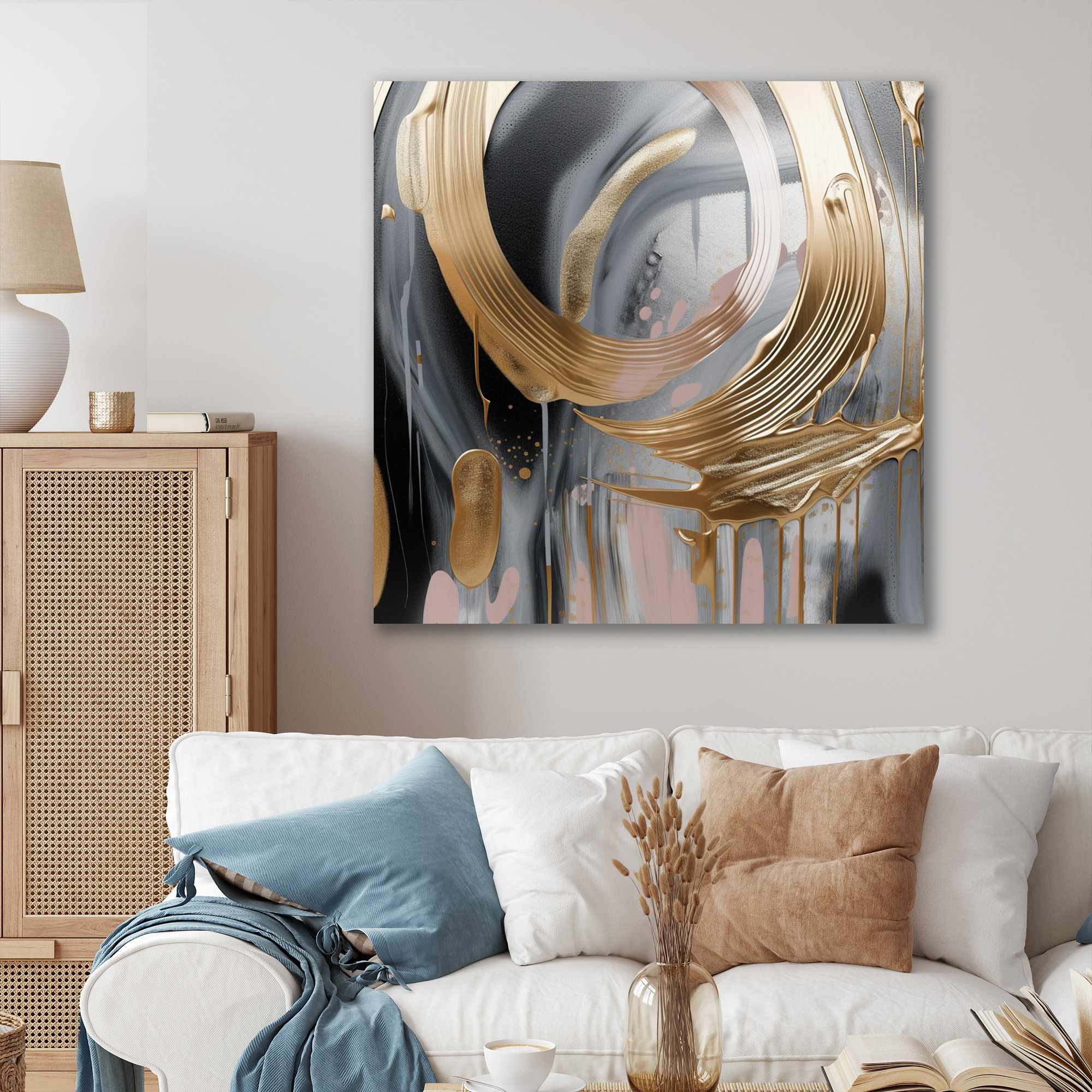 Mercer41 Glam Abstract Wall Decor on Metal | Wayfair