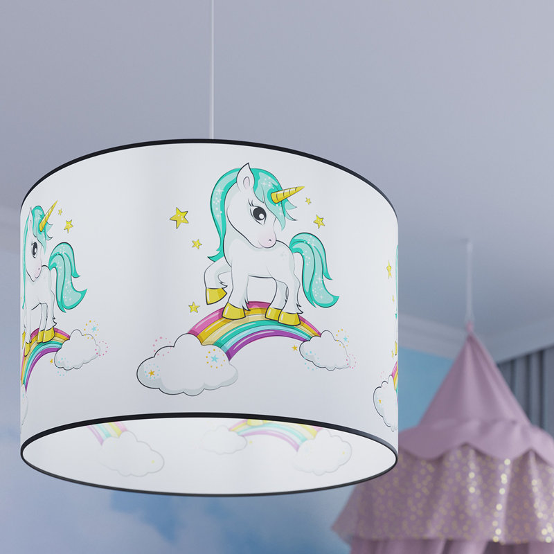 1 - Light White Pendant, 28cm H x 33cm W x 33cm D
