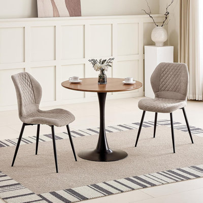 43 cm H Linen Parsons Chair