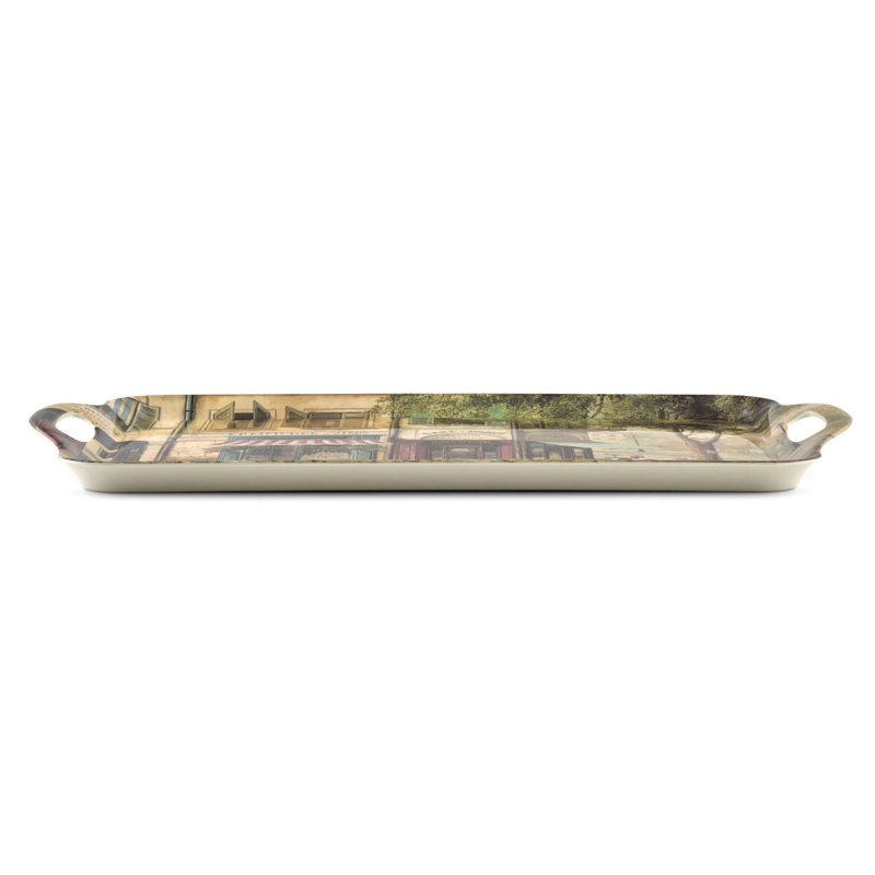Pimpernel Large Melamine Rectangular Serving Tray with Handle
