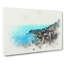 Skyline Of Monte Carlo In Monaco In Abstract - Wrapped Canvas-55339899