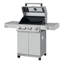 Housse de protection offerte | Barbecue à gaz propane Monument Grills, grand modèle à 4 brûleurs, en acier inoxydable robuste, style armoire