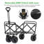 Wagon de camping pliant pliant pour l'extérieur