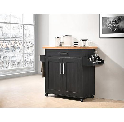 Albizu Wood Kitchen Island