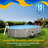 Blue Wave Belize 15-ft x 30-ft Oval 52-in Deep Above Ground Swimming Pool for Outdoor – With Steel Top Rails, Sand Filter, Skimmer, Liner, A-Frame Ladder & Maintenance Kit – Complete Pool Accessories-73452043