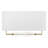 2-Light Gold Wall Sconce with Textured Fabric Shade, Modern Classic Rectangle Wall Light with Glass Accents for Bedroom Living Room Hallway, E12 Base Hardwired Sconce Lighting