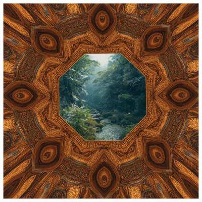 Coussins octogonaux octogonaux Forest View