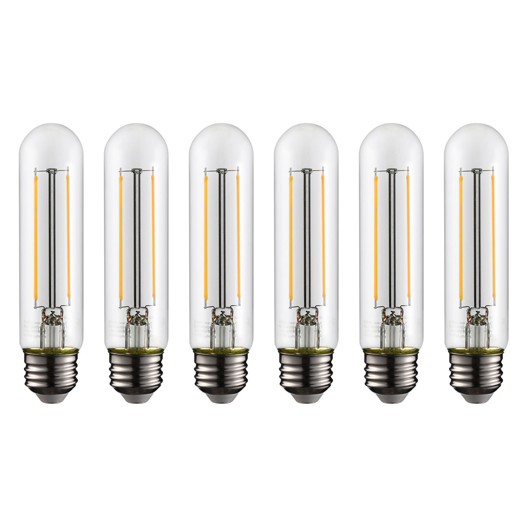 40 Watt Equivalent T10 E26/Medium (Standard) Dimmable 2700K LED Bulb (Set of 6) TORCHSTAR