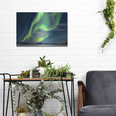 'Spectacular Aurora Borealis Northern Lights' by Luxe Portfolio, Metal Wall Art