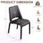 Chaise d'appoint rembourrée en cuir avec siège rembourré et siège en cuir Saddle-119461279-123277729-117454506