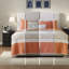 Ensemble de literie réversible 6 pièces, maison de ferme en coton percale