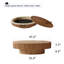 Table basse ovale avec rangement 47 po-1724468134