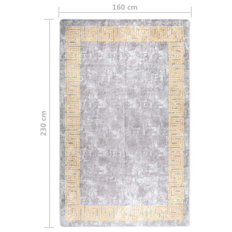 Rectangle Washable Area Rug, Rectangle 160 x 230cm