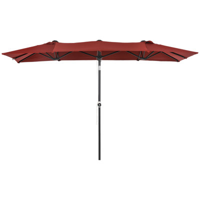 Parasol Shamecka de 116,1 po avec contrepoids à corde incluse