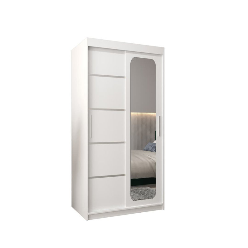 Manufactured Wood Wardrobe, White