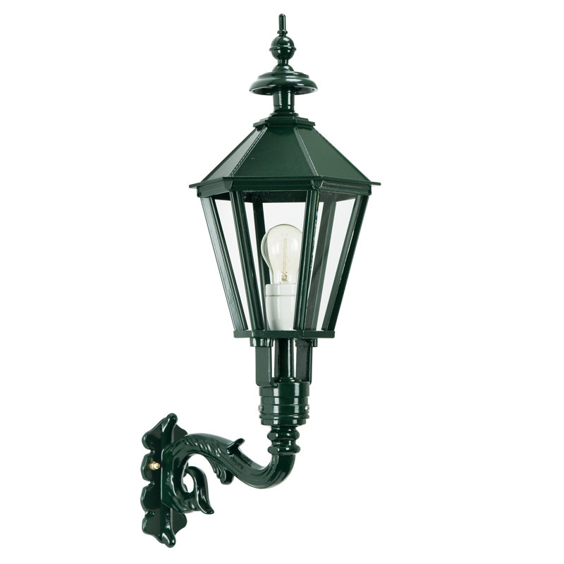 Biggleswade 50cm H Outdoor Wall Lantern, Green