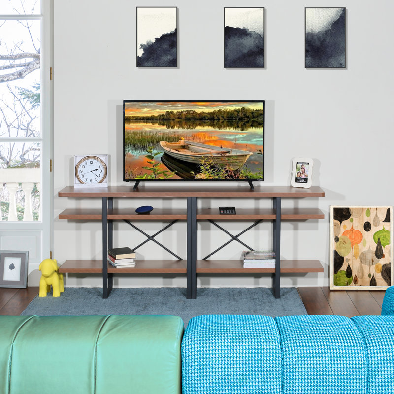 TV Stand for TVs up to 78", Brown