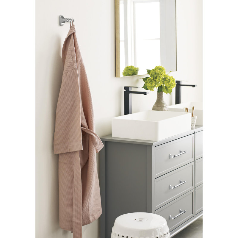 Davenport Wall Mounted Robe Hook, Polished Nickel