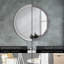 Huldar Glass Flat Wall Mirror