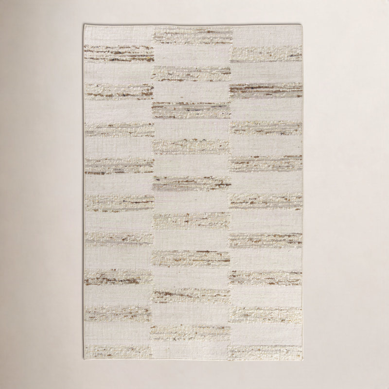 Garvin Checkered Indoor Rug, Rectangle 10' x 14'