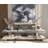 60" Glass TV Stand With Mirrored Base, 3-Tier-1274441600