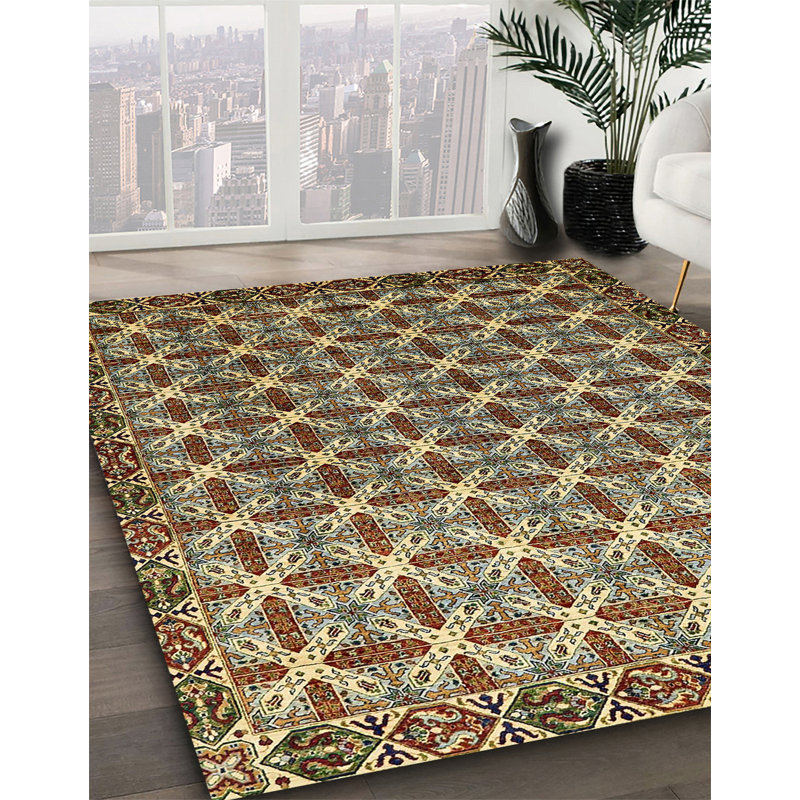 Abstract Indoor Rug, Rectangle 5' x 7'