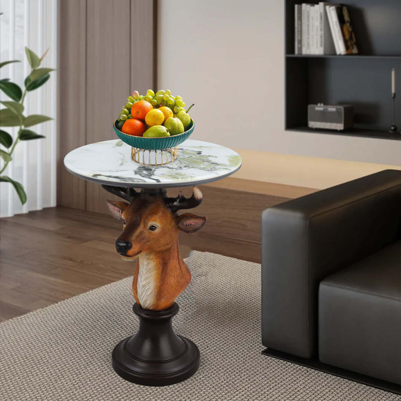 Table d'appoint Elegant Deer Head