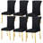 Modern 7-Piece 80"W Rectangular Dining Tabel Set for Kitchen Dining Room-1304653999-1304653996
